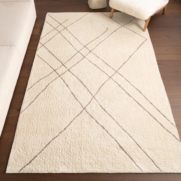 Nuloom Egeria Modern Abstract Cotton Area Rug 5ft x 8ft HMMR02A-508 - main